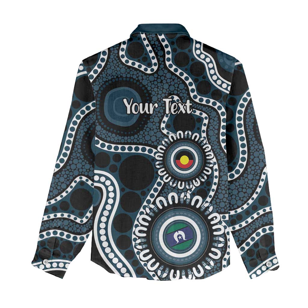 Carlton NAIDOC Week 2026 Personalised Women Casual Shirt 50 Years of Deadly Aboriginal Art