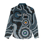 Carlton NAIDOC Week 2026 Personalised Women Casual Shirt 50 Years of Deadly Aboriginal Art
