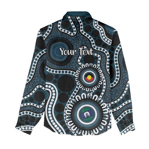 Carlton NAIDOC Week 2026 Personalised Women Casual Shirt 50 Years of Deadly Aboriginal Art
