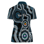 Carlton NAIDOC Week 2026 Personalised Women Polo Shirt 50 Years of Deadly Aboriginal Art