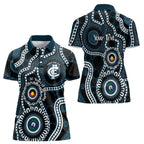 Carlton NAIDOC Week 2026 Personalised Women Polo Shirt 50 Years of Deadly Aboriginal Art