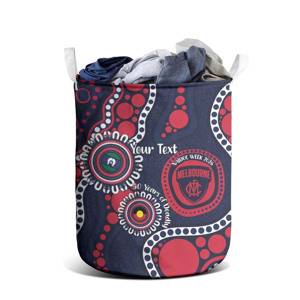 Melbourne NAIDOC Week 2026 Personalised Laundry Basket 50 Years of Deadly Aboriginal Art