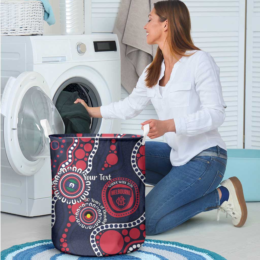 Melbourne NAIDOC Week 2026 Personalised Laundry Basket 50 Years of Deadly Aboriginal Art