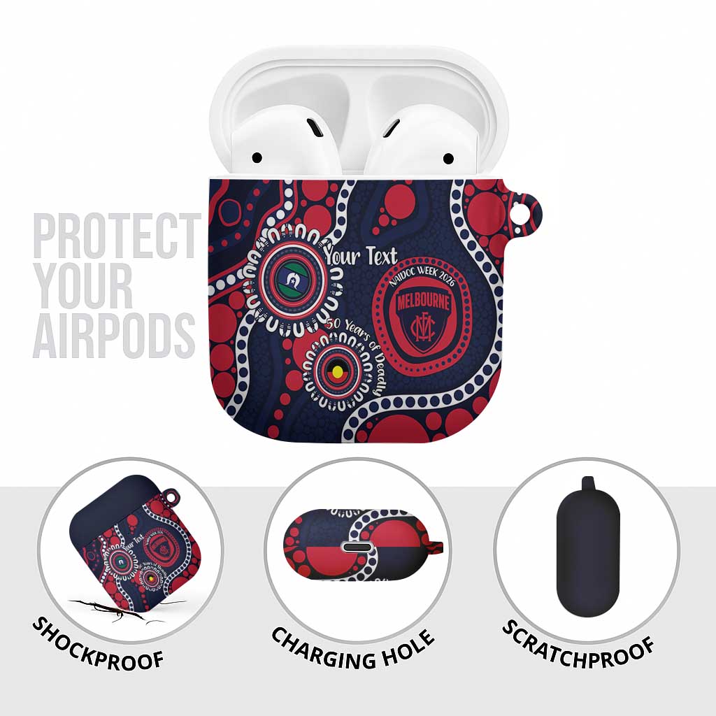 Melbourne NAIDOC Week 2026 Personalised AirPods Case 50 Years of Deadly Aboriginal Art