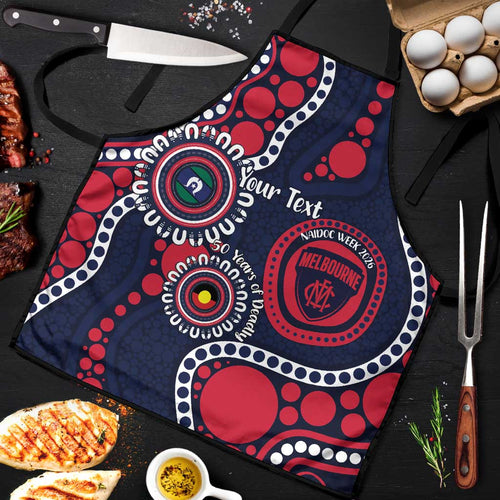 Melbourne NAIDOC Week 2026 Personalised Apron 50 Years of Deadly Aboriginal Art