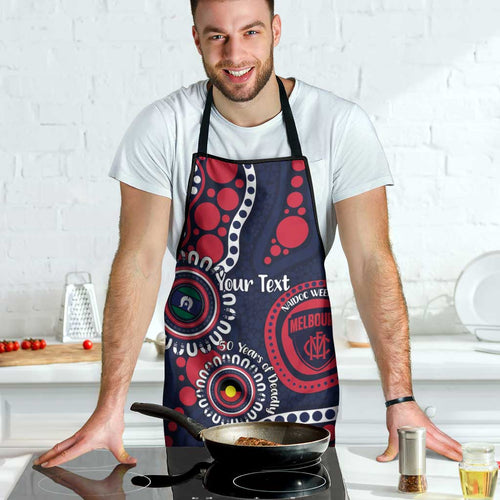 Melbourne NAIDOC Week 2026 Personalised Apron 50 Years of Deadly Aboriginal Art
