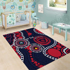 Melbourne NAIDOC Week 2026 Personalised Area Rug 50 Years of Deadly Aboriginal Art