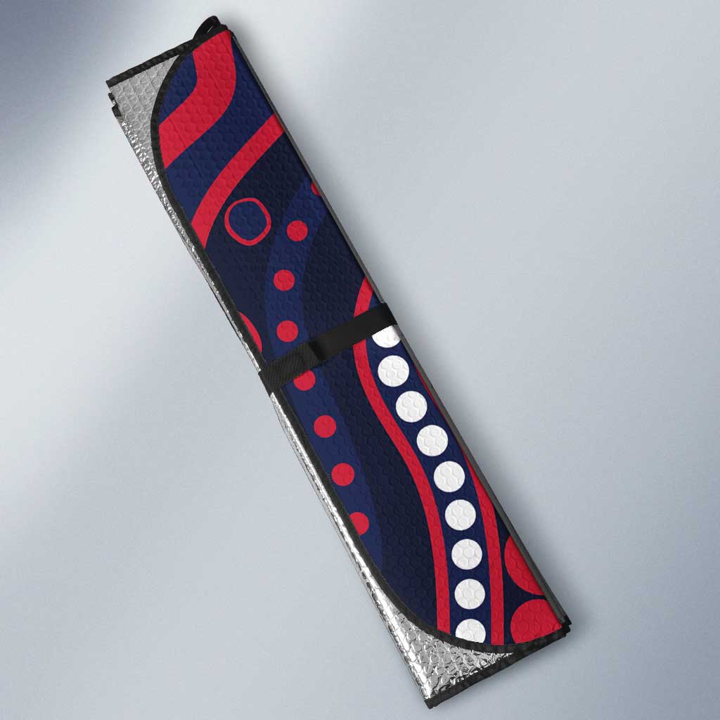 Melbourne NAIDOC Week 2026 Personalised Auto Sun Shade 50 Years of Deadly Aboriginal Art