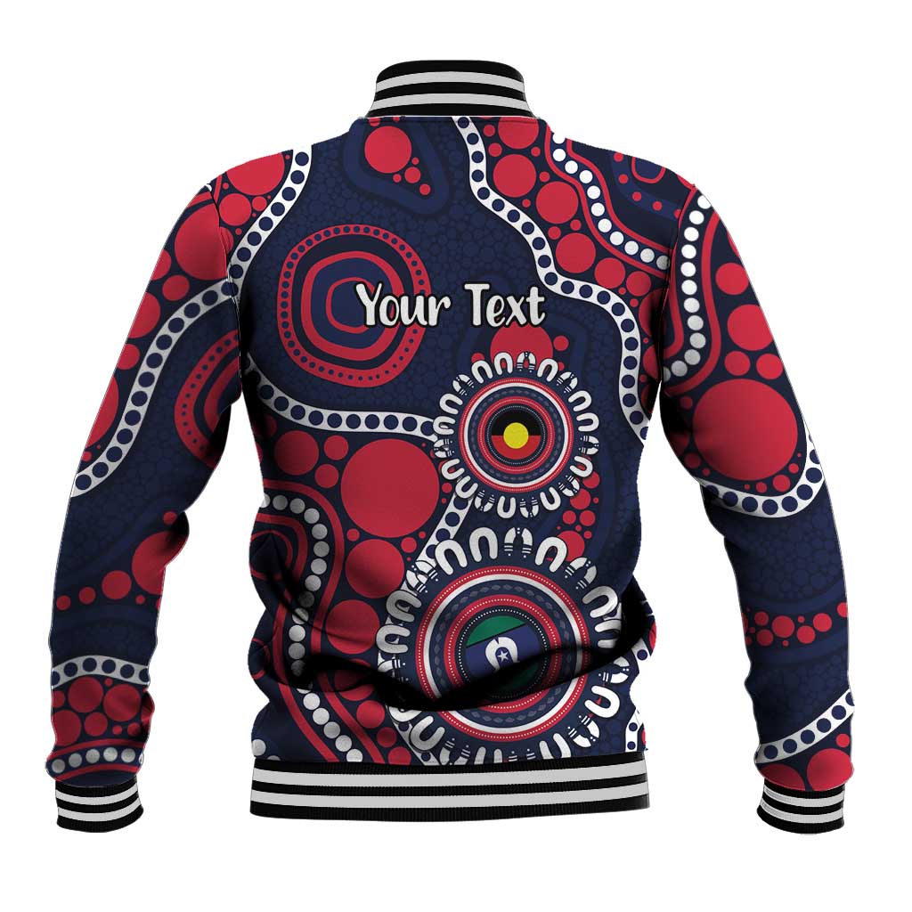 Melbourne NAIDOC Week 2026 Personalised Baseball Jacket 50 Years of Deadly Aboriginal Art