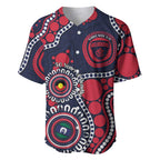 Melbourne NAIDOC Week 2026 Personalised Baseball Jersey 50 Years of Deadly Aboriginal Art