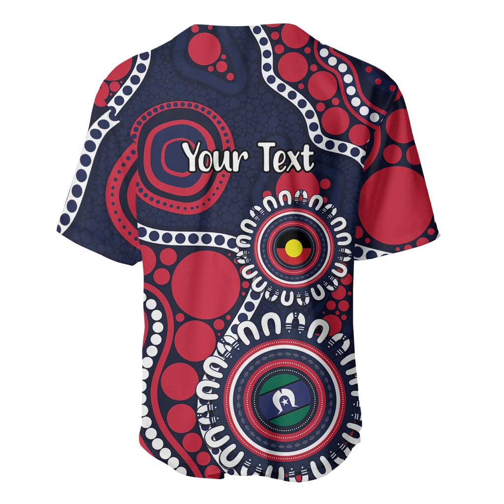 Melbourne NAIDOC Week 2026 Personalised Baseball Jersey 50 Years of Deadly Aboriginal Art