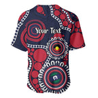 Melbourne NAIDOC Week 2026 Personalised Baseball Jersey 50 Years of Deadly Aboriginal Art