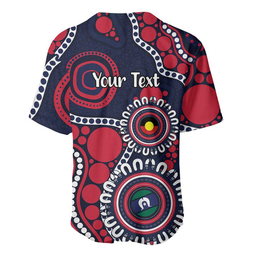 Melbourne NAIDOC Week 2026 Personalised Baseball Jersey 50 Years of Deadly Aboriginal Art