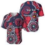 Melbourne NAIDOC Week 2026 Personalised Baseball Jersey 50 Years of Deadly Aboriginal Art