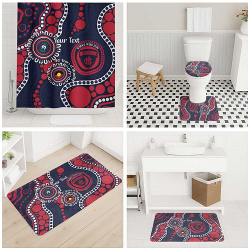 Melbourne NAIDOC Week 2026 Personalised Bathroom Set 50 Years of Deadly Aboriginal Art