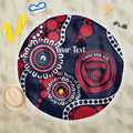 Melbourne NAIDOC Week 2026 Personalised Beach Blanket 50 Years of Deadly Aboriginal Art