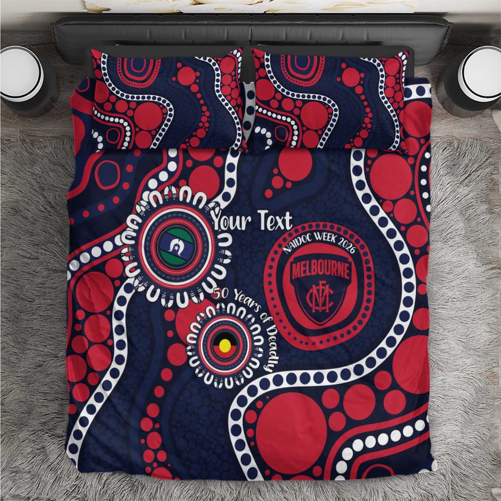 Melbourne NAIDOC Week 2026 Personalised Bedding Set 50 Years of Deadly Aboriginal Art