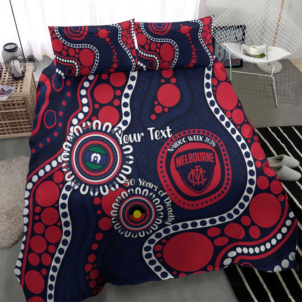 Melbourne NAIDOC Week 2026 Personalised Bedding Set 50 Years of Deadly Aboriginal Art