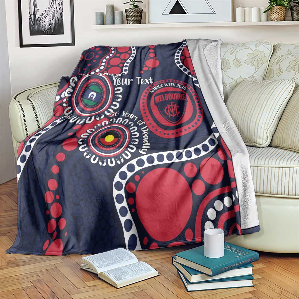 Melbourne NAIDOC Week 2026 Personalised Blanket 50 Years of Deadly Aboriginal Art