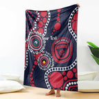 Melbourne NAIDOC Week 2026 Personalised Blanket 50 Years of Deadly Aboriginal Art