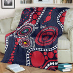 Melbourne NAIDOC Week 2026 Personalised Blanket 50 Years of Deadly Aboriginal Art
