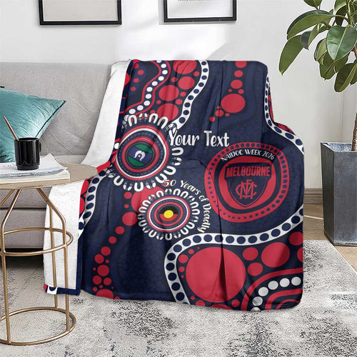 Melbourne NAIDOC Week 2026 Personalised Blanket 50 Years of Deadly Aboriginal Art