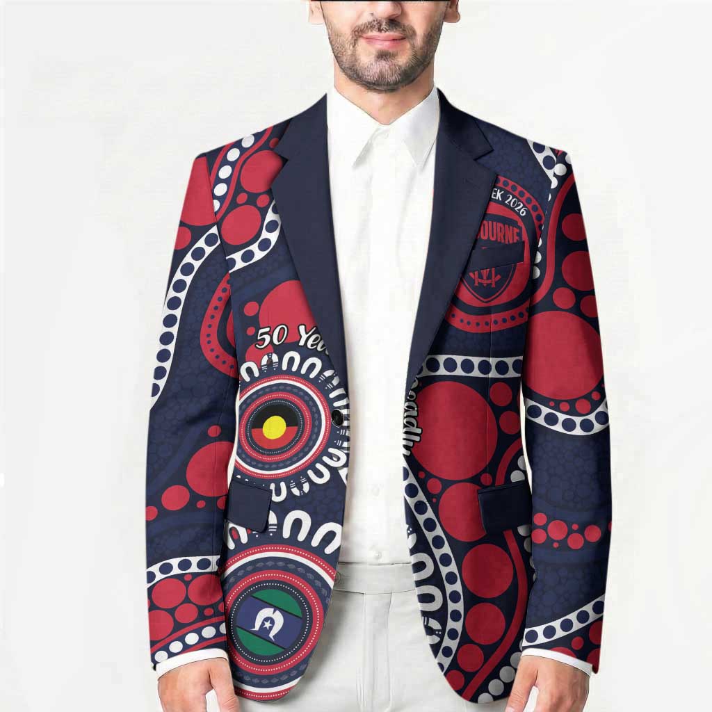 Melbourne NAIDOC Week 2026 Personalised Blazer 50 Years of Deadly Aboriginal Art
