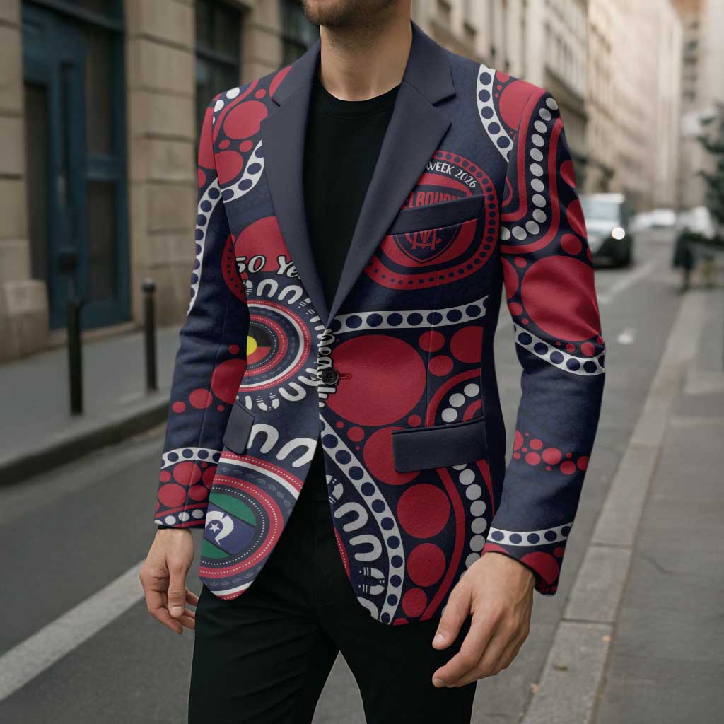 Melbourne NAIDOC Week 2026 Personalised Blazer 50 Years of Deadly Aboriginal Art