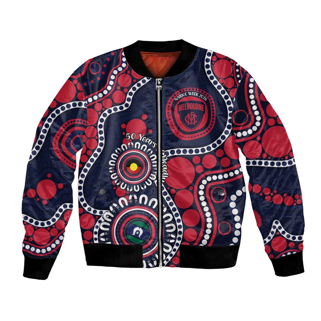 Melbourne NAIDOC Week 2026 Personalised Bomber Jacket 50 Years of Deadly Aboriginal Art