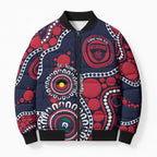 Melbourne NAIDOC Week 2026 Personalised Bomber Puffer Jacket 50 Years of Deadly Aboriginal Art