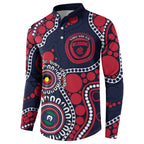 Melbourne NAIDOC Week 2026 Personalised Button Sweatshirt 50 Years of Deadly Aboriginal Art