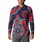 Melbourne NAIDOC Week 2026 Personalised Button Sweatshirt 50 Years of Deadly Aboriginal Art