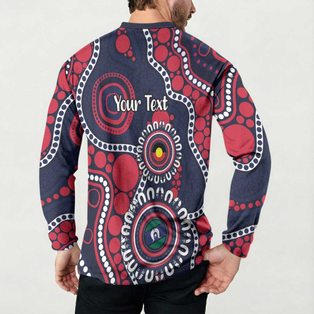 Melbourne NAIDOC Week 2026 Personalised Button Sweatshirt 50 Years of Deadly Aboriginal Art