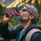Melbourne NAIDOC Week 2026 Personalised 4 in 1 Can Cooler Tumbler 50 Years of Deadly Aboriginal Art