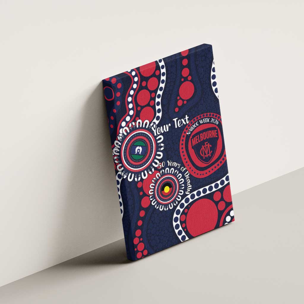 Melbourne NAIDOC Week 2026 Personalised Canvas Wall Art 50 Years of Deadly Aboriginal Art