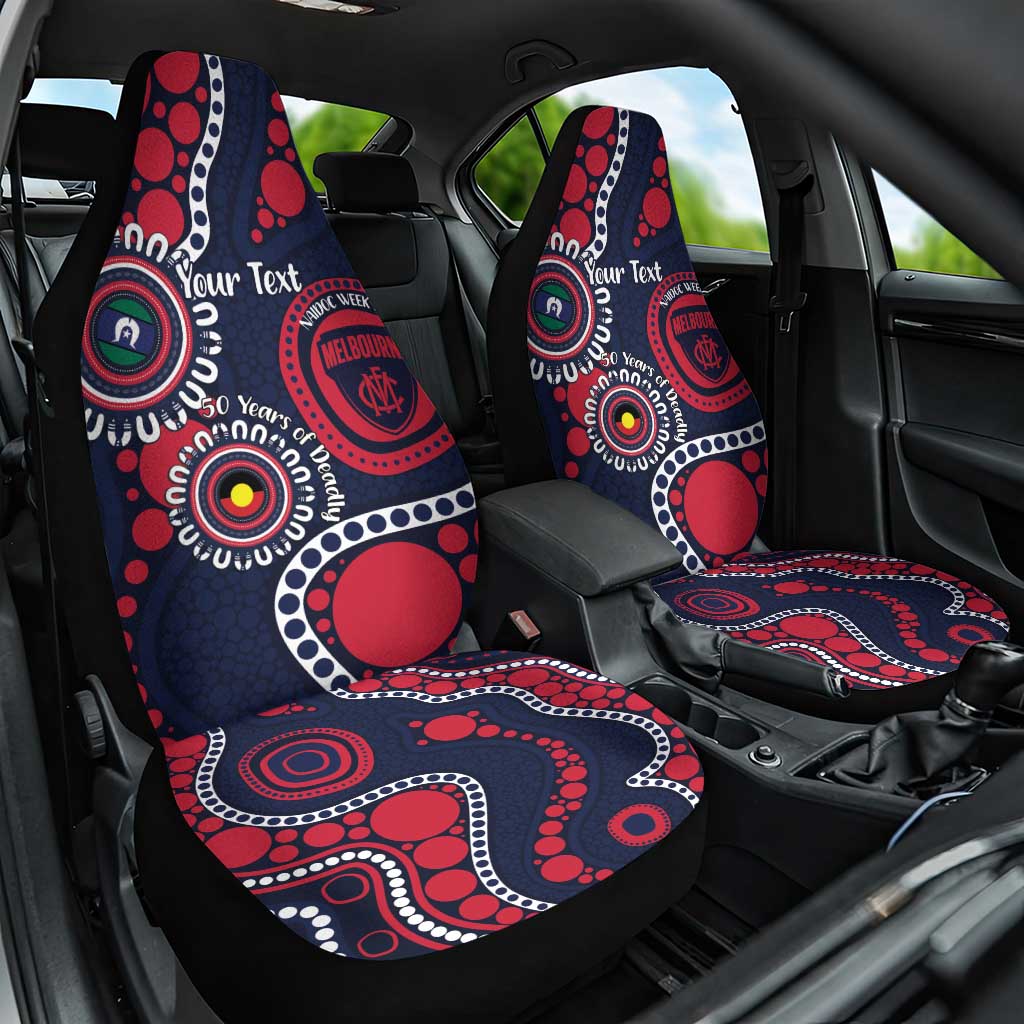 Melbourne NAIDOC Week 2026 Personalised Car Seat Cover 50 Years of Deadly Aboriginal Art