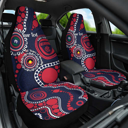 Melbourne NAIDOC Week 2026 Personalised Car Seat Cover 50 Years of Deadly Aboriginal Art