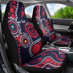 Melbourne NAIDOC Week 2026 Personalised Car Seat Cover 50 Years of Deadly Aboriginal Art