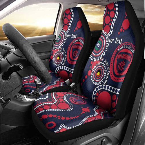 Melbourne NAIDOC Week 2026 Personalised Car Seat Cover 50 Years of Deadly Aboriginal Art