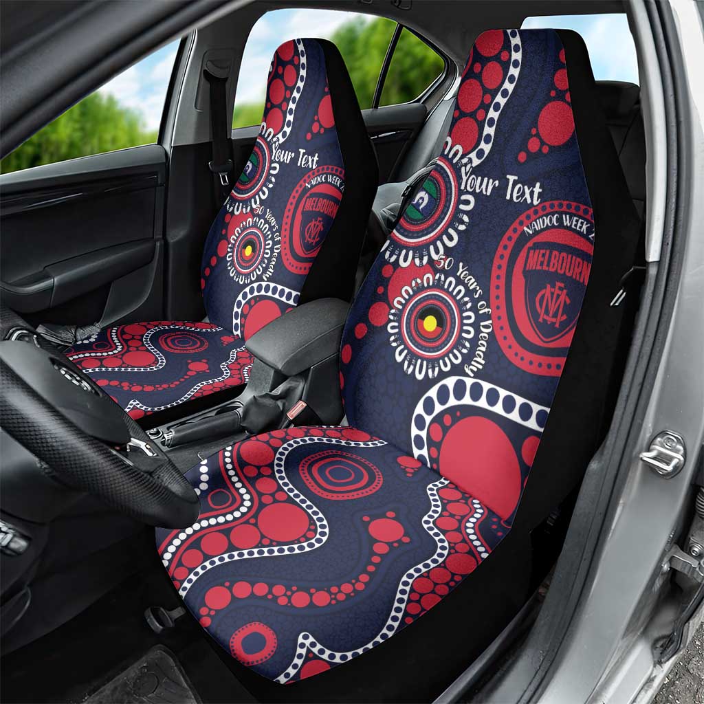 Melbourne NAIDOC Week 2026 Personalised Car Seat Cover 50 Years of Deadly Aboriginal Art