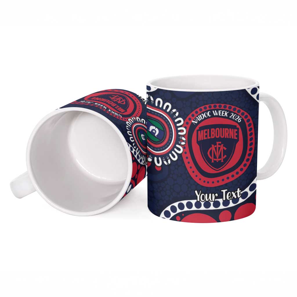 Melbourne NAIDOC Week 2026 Personalised Ceramic Mug 50 Years of Deadly Aboriginal Art