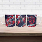 Melbourne NAIDOC Week 2026 Personalised Ceramic Mug 50 Years of Deadly Aboriginal Art