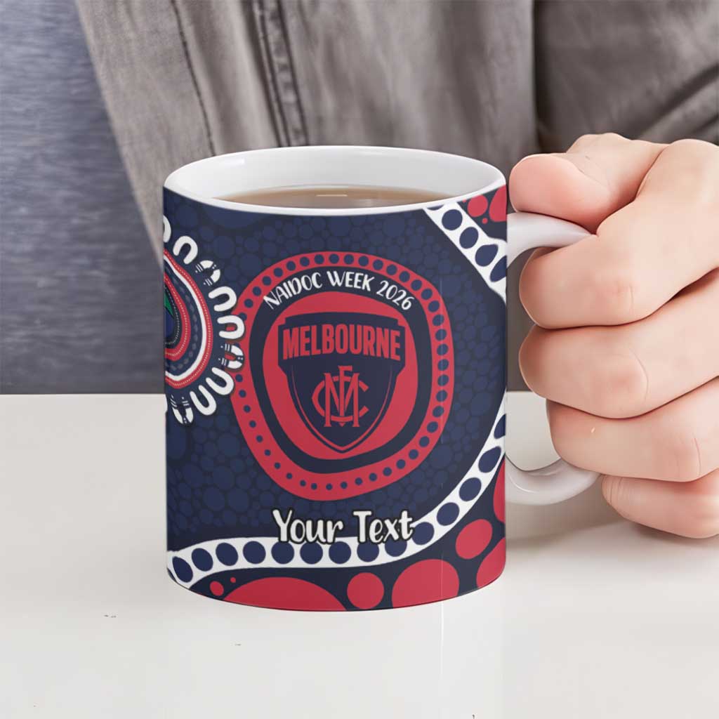 Melbourne NAIDOC Week 2026 Personalised Ceramic Mug 50 Years of Deadly Aboriginal Art
