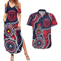 Melbourne NAIDOC Week 2026 Personalised Couples Matching Summer Maxi Dress and Hawaiian Shirt 50 Years of Deadly Aboriginal Art
