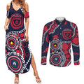 Melbourne NAIDOC Week 2026 Personalised Couples Matching Summer Maxi Dress and Long Sleeve Button Shirt 50 Years of Deadly Aboriginal Art