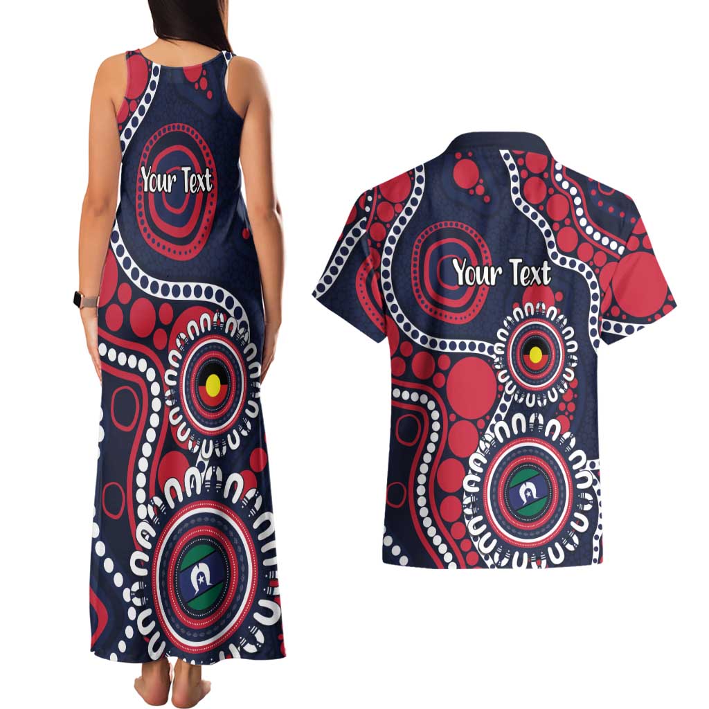 Melbourne NAIDOC Week 2026 Personalised Couples Matching Tank Maxi Dress and Hawaiian Shirt 50 Years of Deadly Aboriginal Art