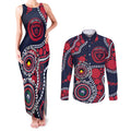 Melbourne NAIDOC Week 2026 Personalised Couples Matching Tank Maxi Dress and Long Sleeve Button Shirt 50 Years of Deadly Aboriginal Art