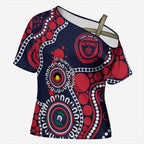 Melbourne NAIDOC Week 2026 Personalised Cross Shoulder Shirt 50 Years of Deadly Aboriginal Art