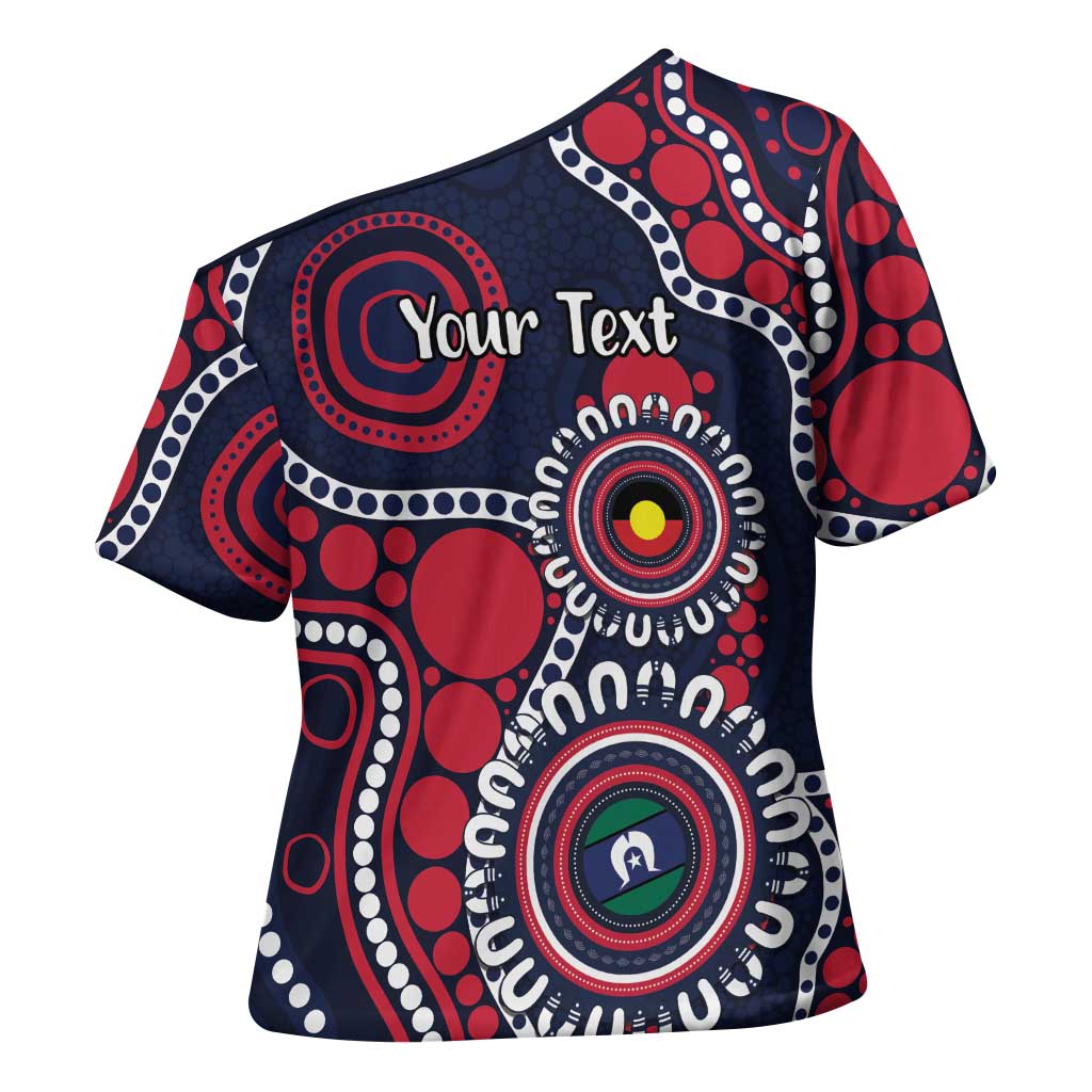 Melbourne NAIDOC Week 2026 Personalised Cross Shoulder Shirt 50 Years of Deadly Aboriginal Art