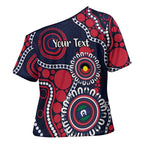 Melbourne NAIDOC Week 2026 Personalised Cross Shoulder Shirt 50 Years of Deadly Aboriginal Art